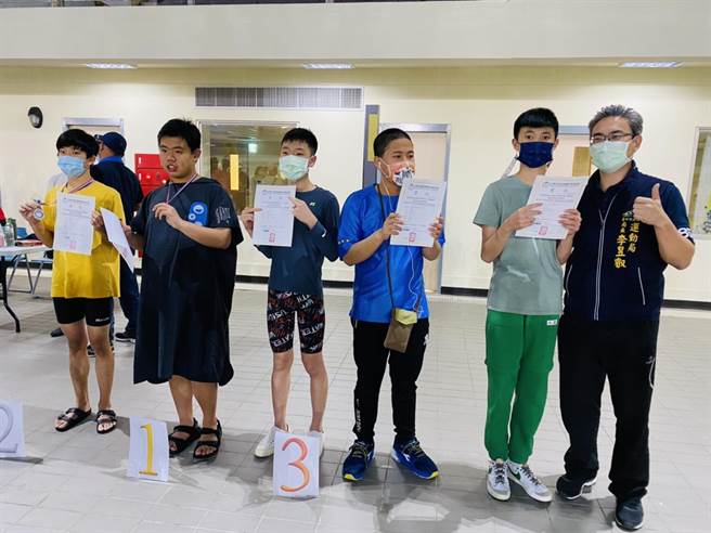 为2022身障运热身，全国中等学校身障游泳锦标赛、国手选拔赛台中登场。（台中市府提供／卢金足台中传真）