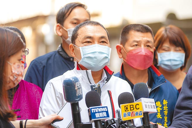 新北市长侯友宜。（叶书宏摄）