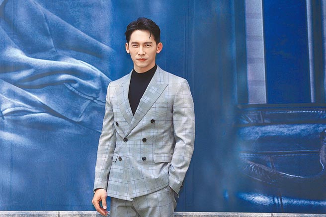 温昇豪昨受邀為韓劇《某一天》站台。（羅永銘攝）