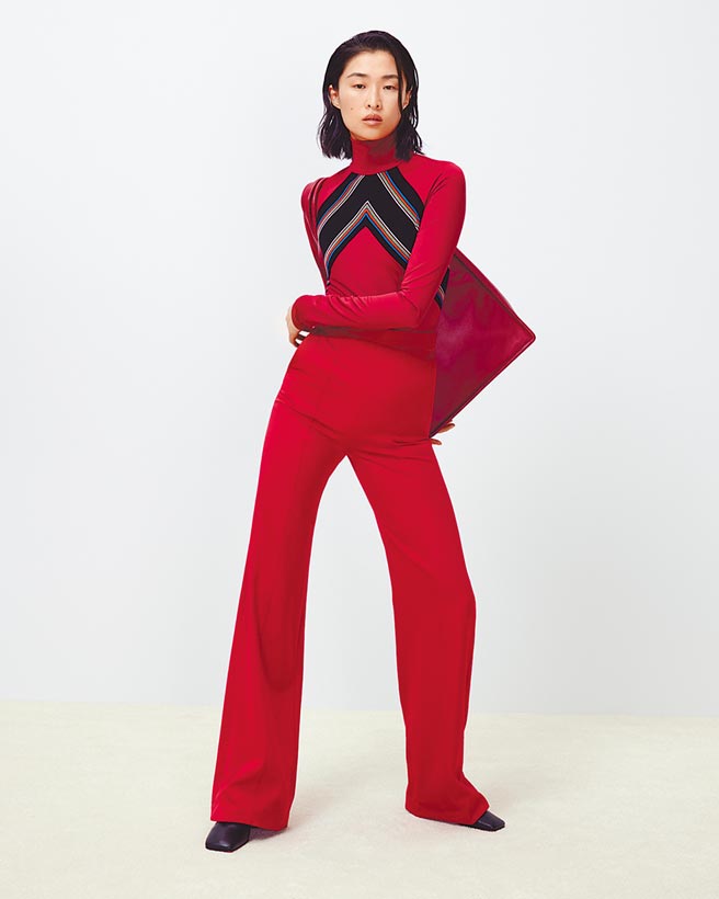 以男装起家的Paul Smith，为女性打造合身剪裁又色彩缤纷的裤装。（Paul Smith提供）