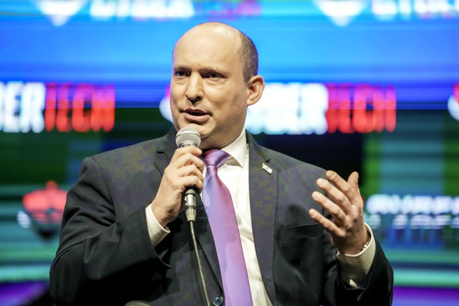 以色列总理班奈特（Naftali Bennett）6日与普丁会谈，是俄国2月24日入侵乌克兰后首位亲会普丁的外国领袖。（资料照／美联社）