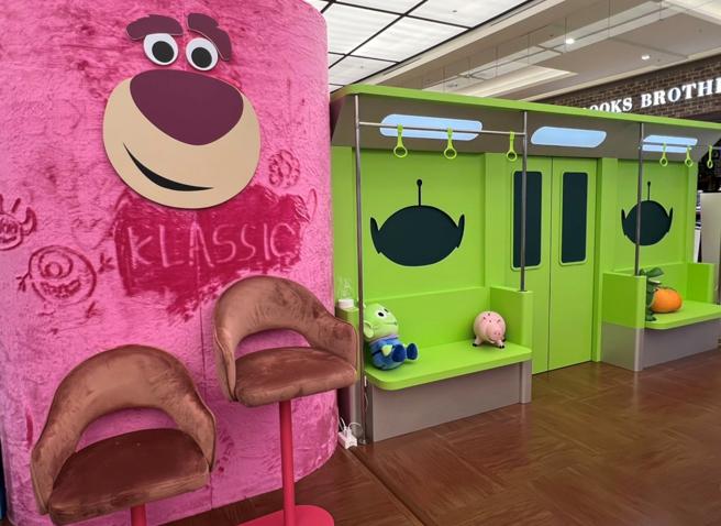 巨城1F皮克斯毛朋友快闪店，成拍照打卡夯点。（Big City提供）