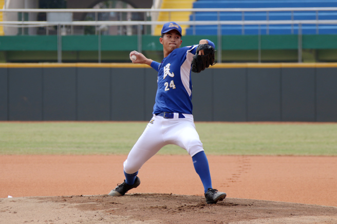 三民高中周彦农。（学生棒联提供）