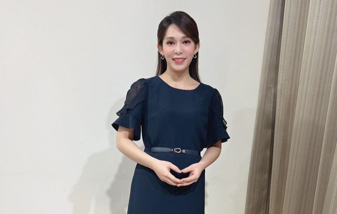 华视女主播林彦汝确诊痊癒后，现在已怀孕4个月。（图／FB@林彦汝）