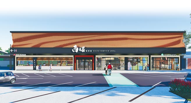 未来新东阳将以「云禾香林」（见图）作为西螺服务区的主题，并把云林的丰饶物产及文化底蕴延伸为南、北两站的主要元素。（新东阳提供）