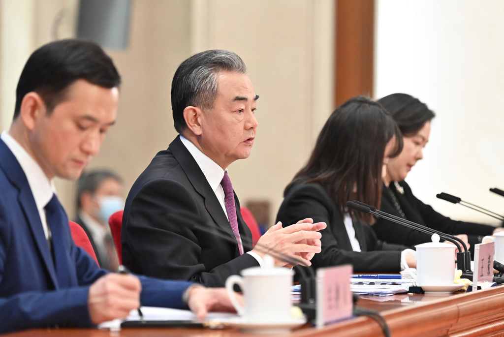 中国国务委员兼外交部长王毅。图／新华社(photo:ChinaTimes)