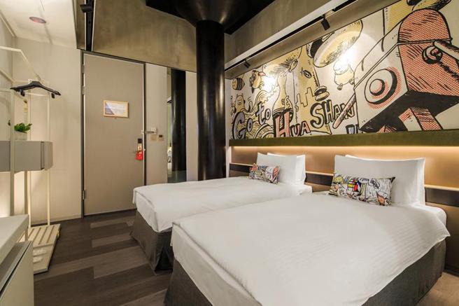 （天成文旅-华山町推出快闪优惠住房案，双人入住每人每晚只要550元起。图／天成文旅华山町提供）