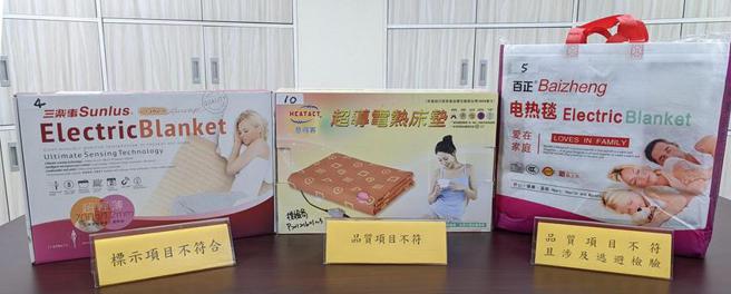 （標檢局公布稽查中不合格品項。圖／經濟部提供）