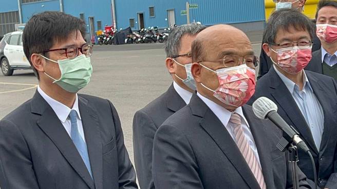 蘇揆今（7）日表示，今天經濟部應該會交出報告，「我一定會連夜把它處置」。（柯宗緯攝）