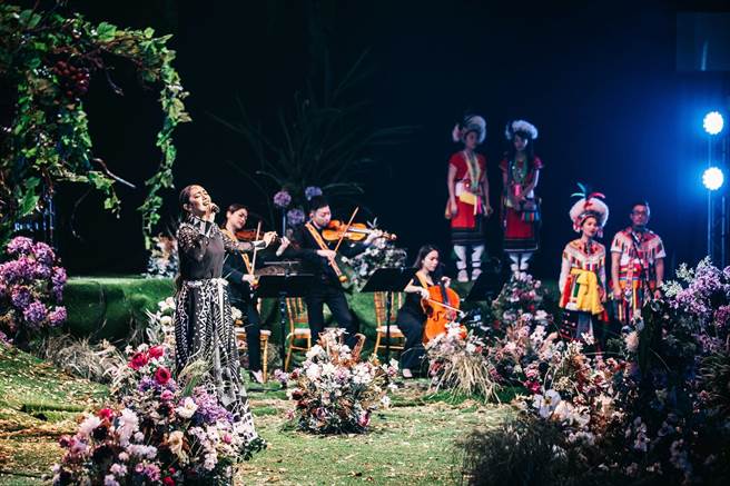 舞思愛日前在新店圓頂劇場舉辦音樂會。（愛玩音樂提供）