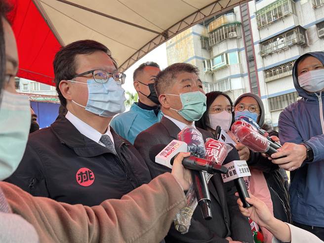 衛福部長陳時中7日出席樂生療養院「都會原住民長照大樓」開工典禮。(蔡依珍攝)