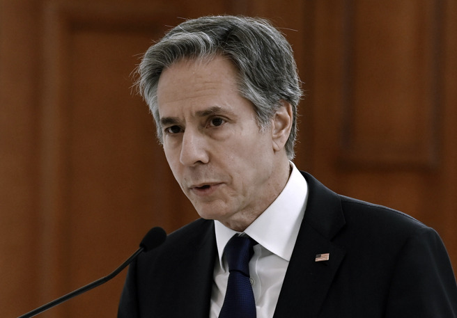 美国国务卿布林肯（Antony Blinken）。(图／美联社)