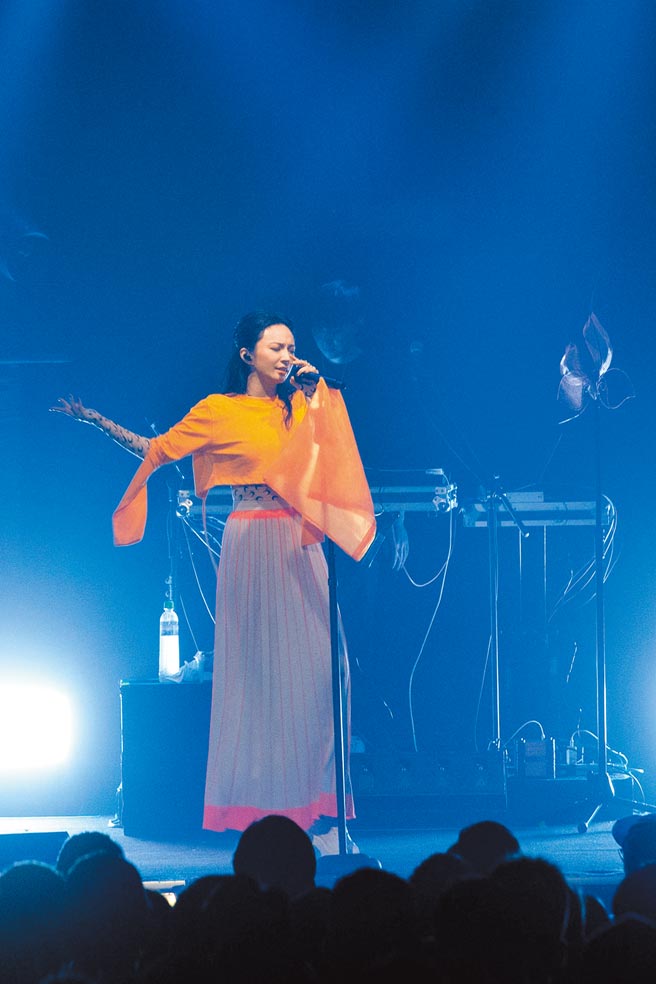 詹雯婷Faye前晚舉辦個人演唱會。（亞神音樂提供）