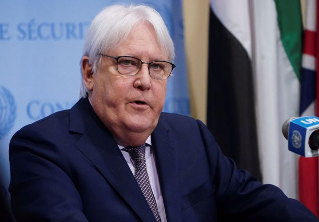 聯合國人道主義事務和緊急救濟協調員葛瑞菲斯(Martin Griffiths)