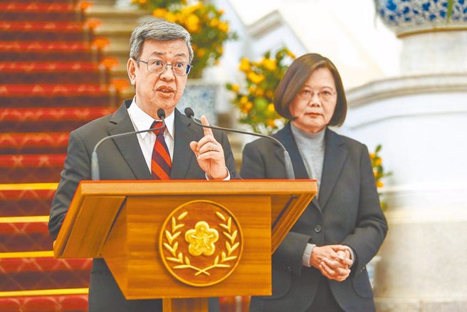 民进党台北市长参选人  深绿民调  陈建仁第一 。本报资料照