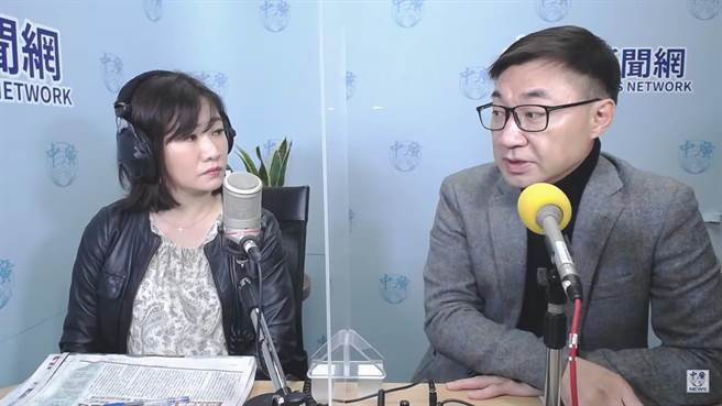 國民黨立委江啟臣今天接受資深媒體人王淺秋廣播專訪。（摘自《千秋萬世》直播）