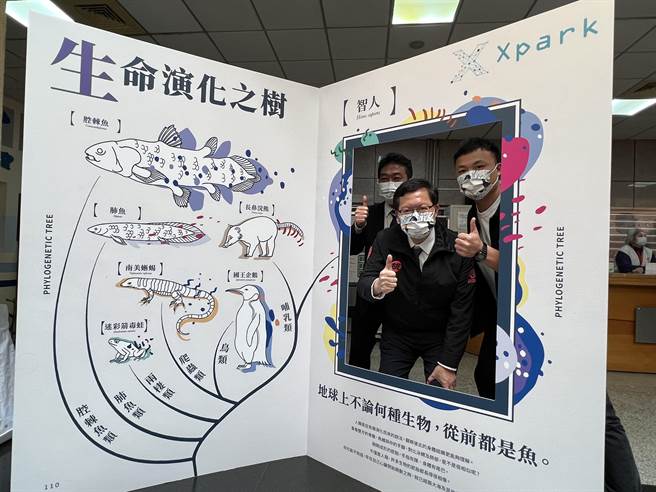 桃园之光－台湾标枪好手郑兆村也到场力挺，期盼带起疫后振兴新热潮。(蔡依珍摄)