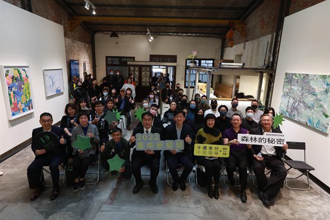台南新艺奖10周年，台南市长黄伟哲邀请民眾前来台南感受这场艺术盛宴。(曹婷婷摄)
