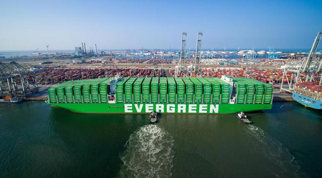 （长荣今年2月合併营收创歷史新高。图／长荣海运提供）