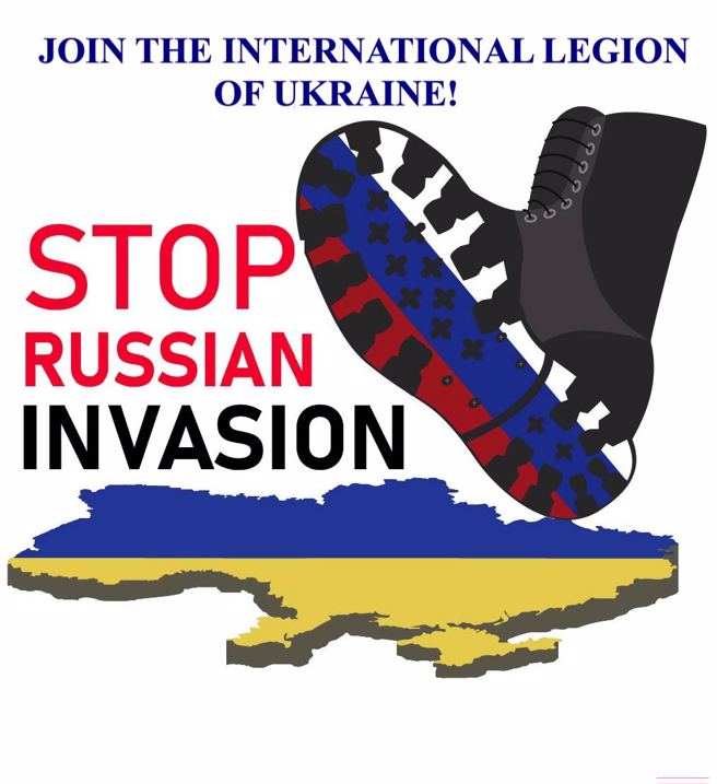 援助乌克兰国际军团招募广告。（图／乌克国国防部）
