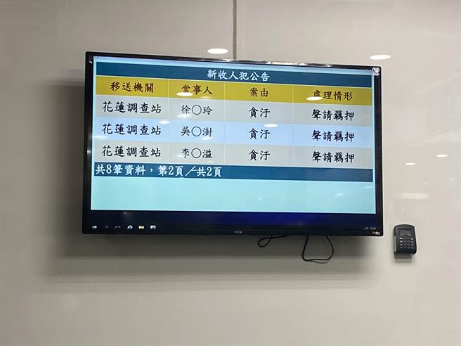 花莲县玉里镇长蔡秋龙疑涉贪收回扣，检调单位昨漏夜约谈蔡夫妇及相关标案承办人员共11人，认为蔡夫妇、前建设课吴姓承办、建设课林姓技士及李姓清洁队员等5人，犯罪嫌疑重大且有勾串共犯及证人之虞，向法院声请羁押禁见，花莲地院预计下午召开羁押庭。（罗亦晽摄）