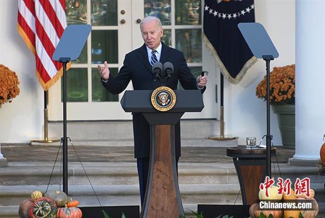 大陆外交学院国际关系研究所教授李海东：用「和」力化解乌克兰危机，图为美国总统拜登。（中新社）