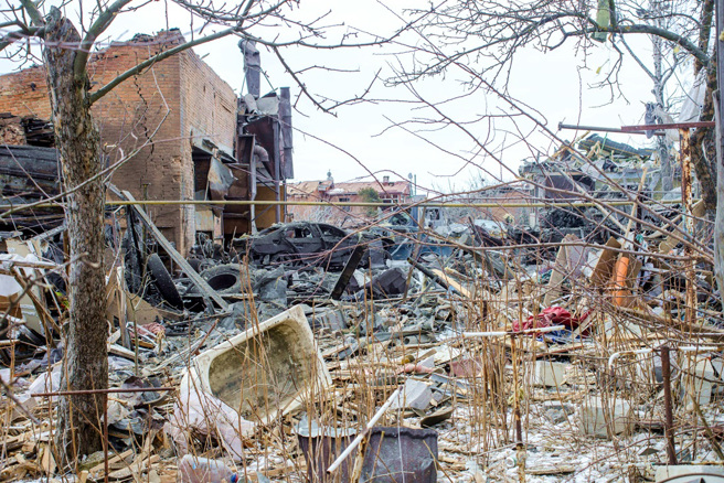 俄軍狂轟烏克蘭東北部蘇梅州（Sumy）。（圖／路透社）