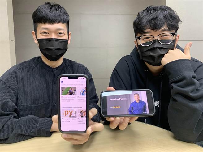 台湾科技大学携手微软，引入「领英学习」（LinkedIn Learning）学习平台，学子线上学习程式语言。(台科大提供／李侑珊台北传真)