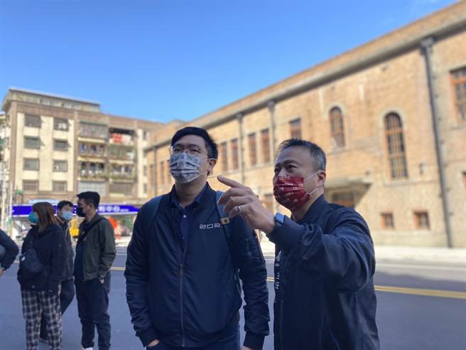 立委蔡適應服務處、市議員張顥瀚今舉辦會勘。（立委蔡適應提供／陳彩玲基隆傳真）