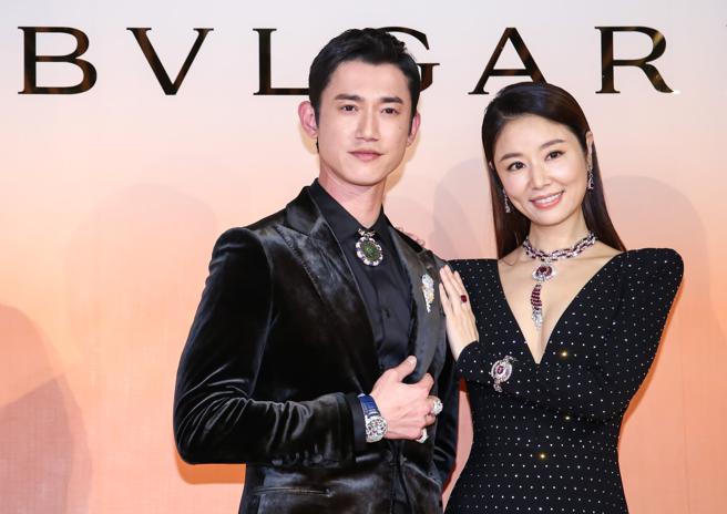 林心如、吴慷仁为宝格丽携手 ，喊华灯初上第三季 「光」和「Sugar」要合併。（陈俊吉摄）