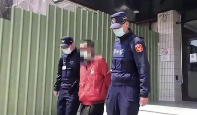 警方當場將劉男逮捕歸案。（翻攝照片／李京昇苗栗傳真）