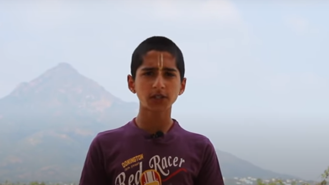 印度神童日前曾指出，3月16日及4月13日这两天，金融投资等市场将会有重大改变，将影响世上每个地区的经济及个人收入，离最近的3月16日仅剩6天。（图／翻摄自YouTube《Conscience》）