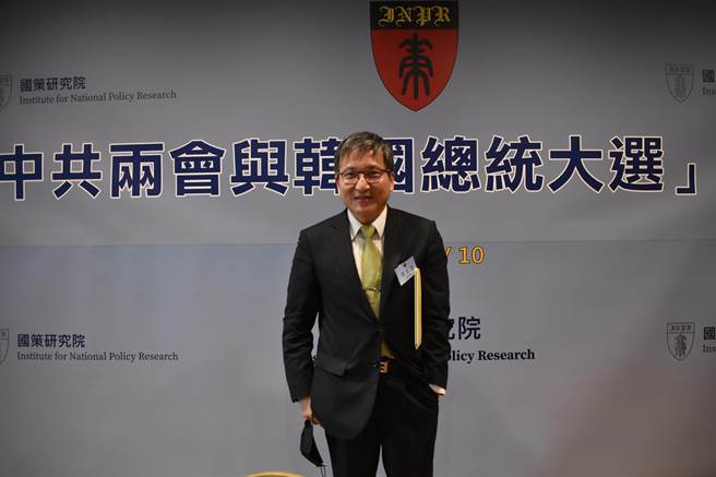 张五岳10日出席国策研究院的「中共两会与韩国总统大选」座谈会。（图／记者陈冠宇摄）