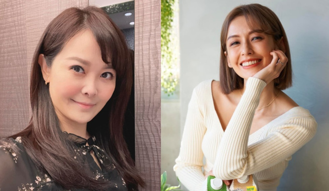 袁艾菲(右)、陈维龄(左)各自用或温馨或幽默的形式放闪。（图／取自两人脸书）