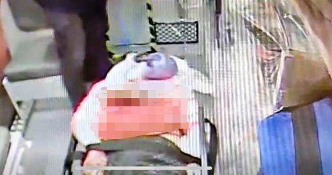 阮女经送医急救40分钟，仍宣告不治。（读者提供／张毓翎台南传真）