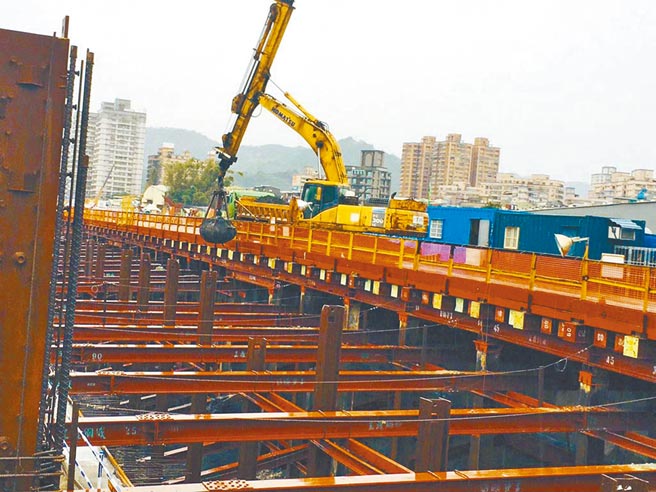 捷運樹林線樹林段再次流標，土城段11日開標恐也不樂觀。圖為萬大中和線施工情形。（新北市捷運局提供／葉德正新北傳真）