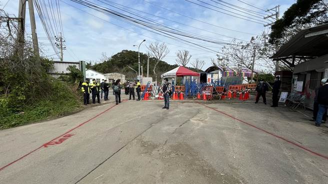 苗栗縣造橋鄉坤輿掩埋場聯外道路，苗栗縣政府認定為公共使用道路。（讀者提供／謝明俊苗栗傳真）