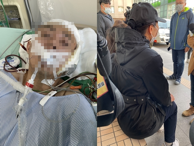 新北市中和10日發生警匪追逐，拒檢車輛遭警方連開3槍，鍾姓男子意外頭部中彈，其母親泣訴「兒子是暖男」，控訴警方執法過當（民眾提供）