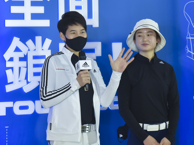 曾雅妮出席运动品牌记者会。（adidas Golf提供）