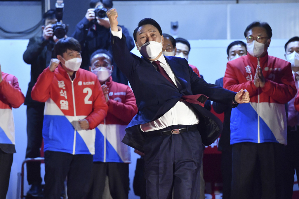 韩国总统选举当选人尹钖悦。图/美联社(photo:ChinaTimes)