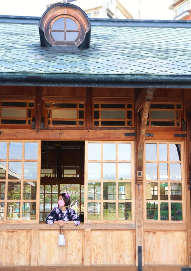 三层崎花海新北投车站。(图/行遍天下)