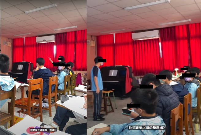 台中一中高一學生在音樂課的一份報告，遭音樂老師嚴厲斥責。（圖／翻攝自YT影片）