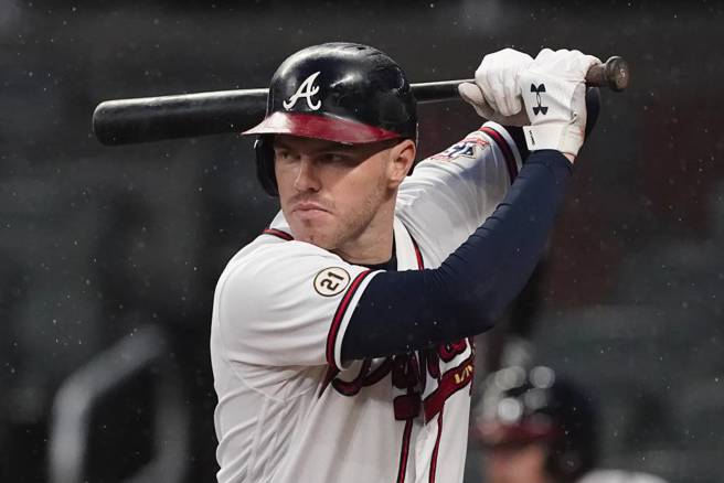 前勇士队明星一垒手Freddie Freeman。（美联社资料照）