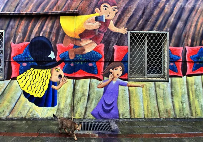 画作有故事性，可细细品味驻足。(图/行遍天下)