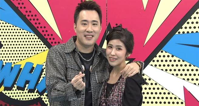 余祥銓（左）和女友柔柔日前傳出好事近了。（中天綜合台提供）