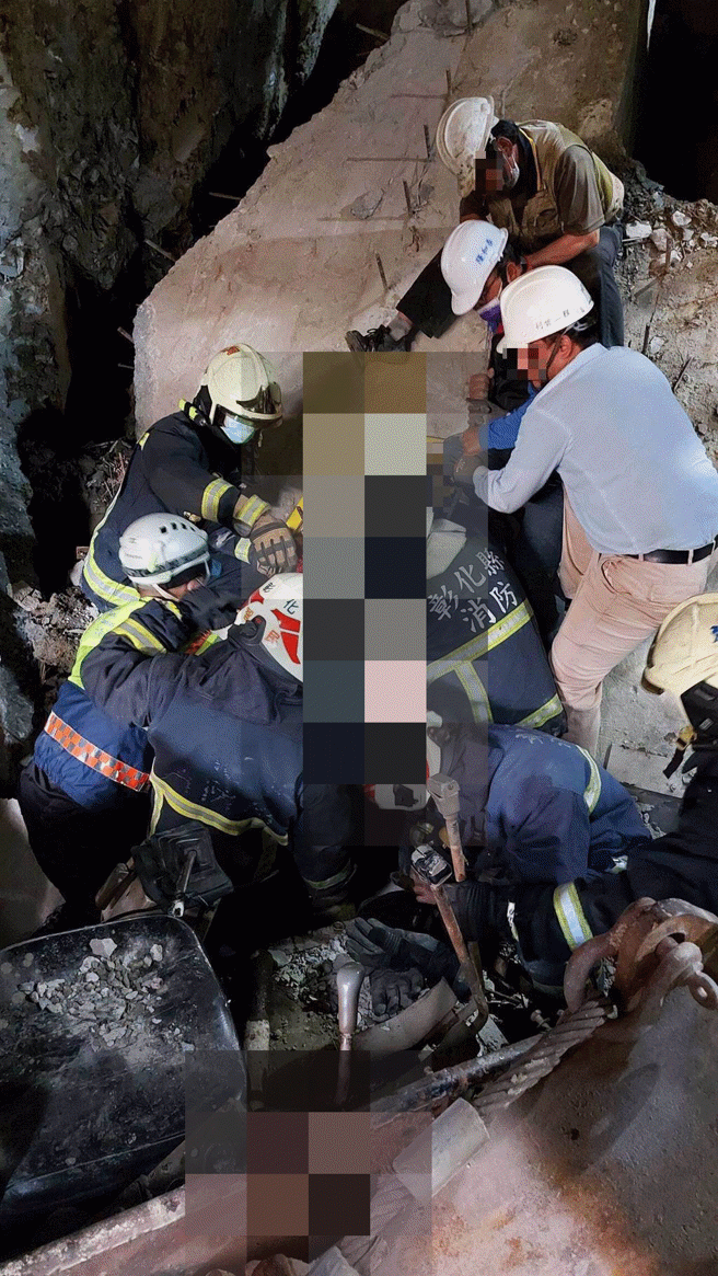 彰基七期醫療工程發生工安意外，施姓工人慘遭活埋身亡，如今傳出他沒有勞保，又是家中經濟來源，已經是列冊中低收入戶的家庭頓時陷入困境。（資料照）