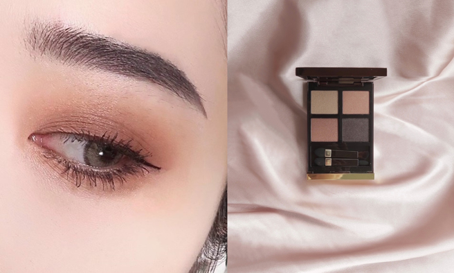 TOM FORD高級訂製四格眼盤#37 SMOKY QUARTZ。（圖／品牌提供）