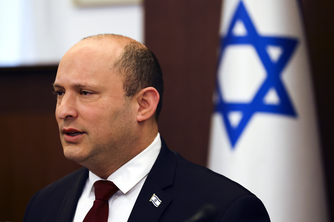 有媒体称，以色列总理班奈特促请乌克兰屈服于俄国要求，乌克兰高层顾问与以色列官员双双否认。（图／美联社）