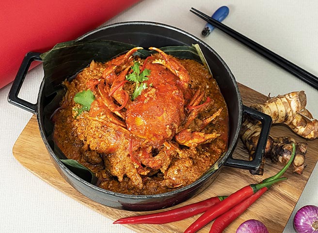 〈星洲辣椒蟹〉　图／台北远东香格里拉饭店