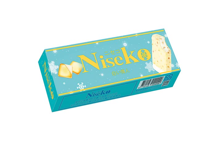 萊爾富的新冰品「Niseko北海道白色情人雪糕」，售價49元。（萊爾富提供）